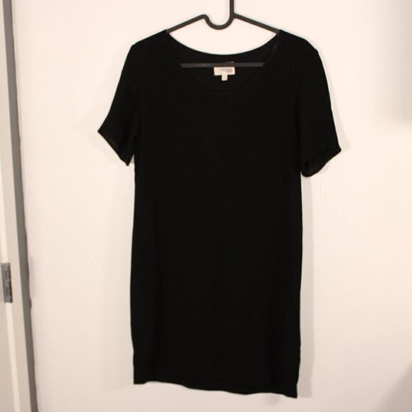 Wilfred Free Black T Shirt Midi Dress Size XXS - Picture 1 of 8